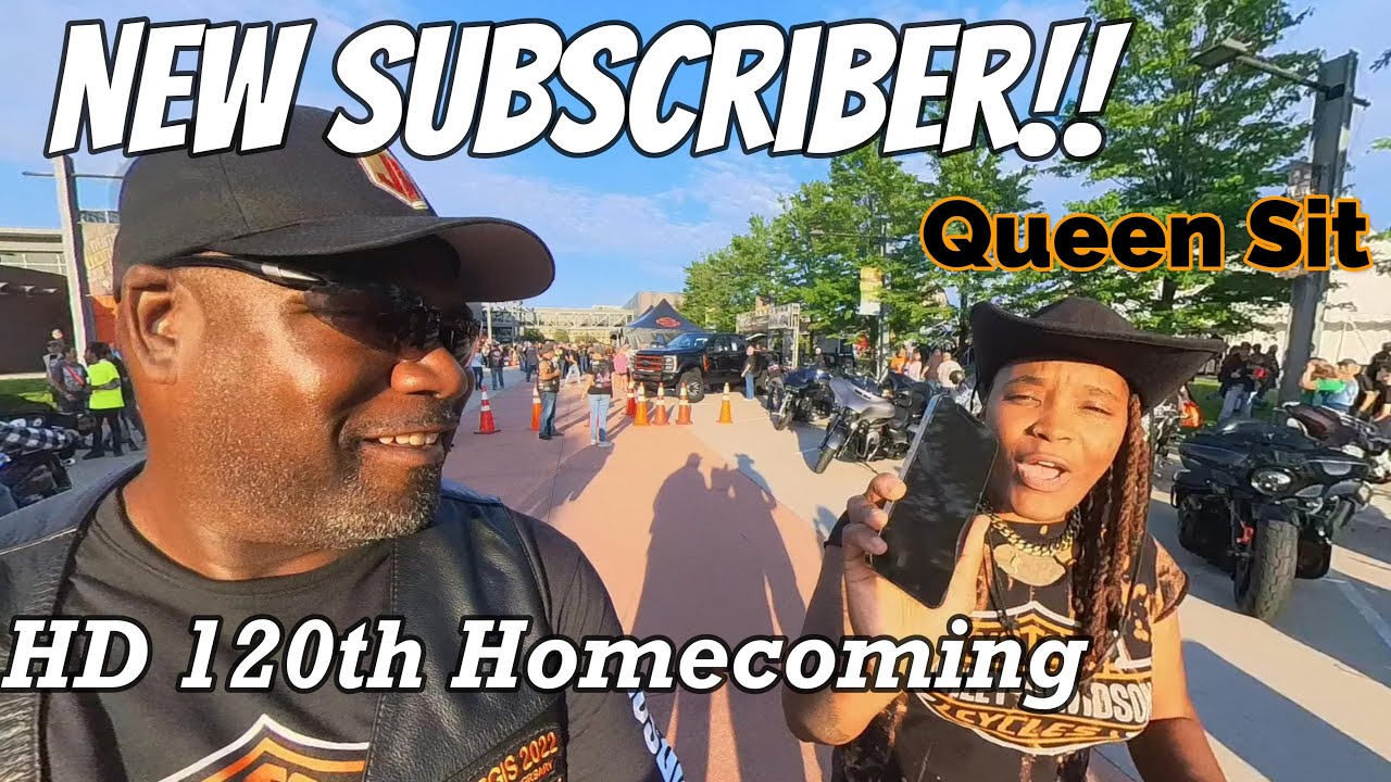 HD 120th Homecoming Queen Sit in Milwaukee | 2022 Harley Davidson Road Glide Limited Adventure