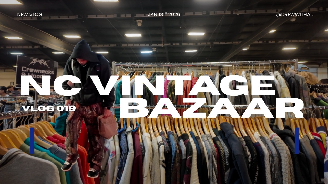 Rainy Drive to NC Vintage Bazaar + Complete Try-On Haul