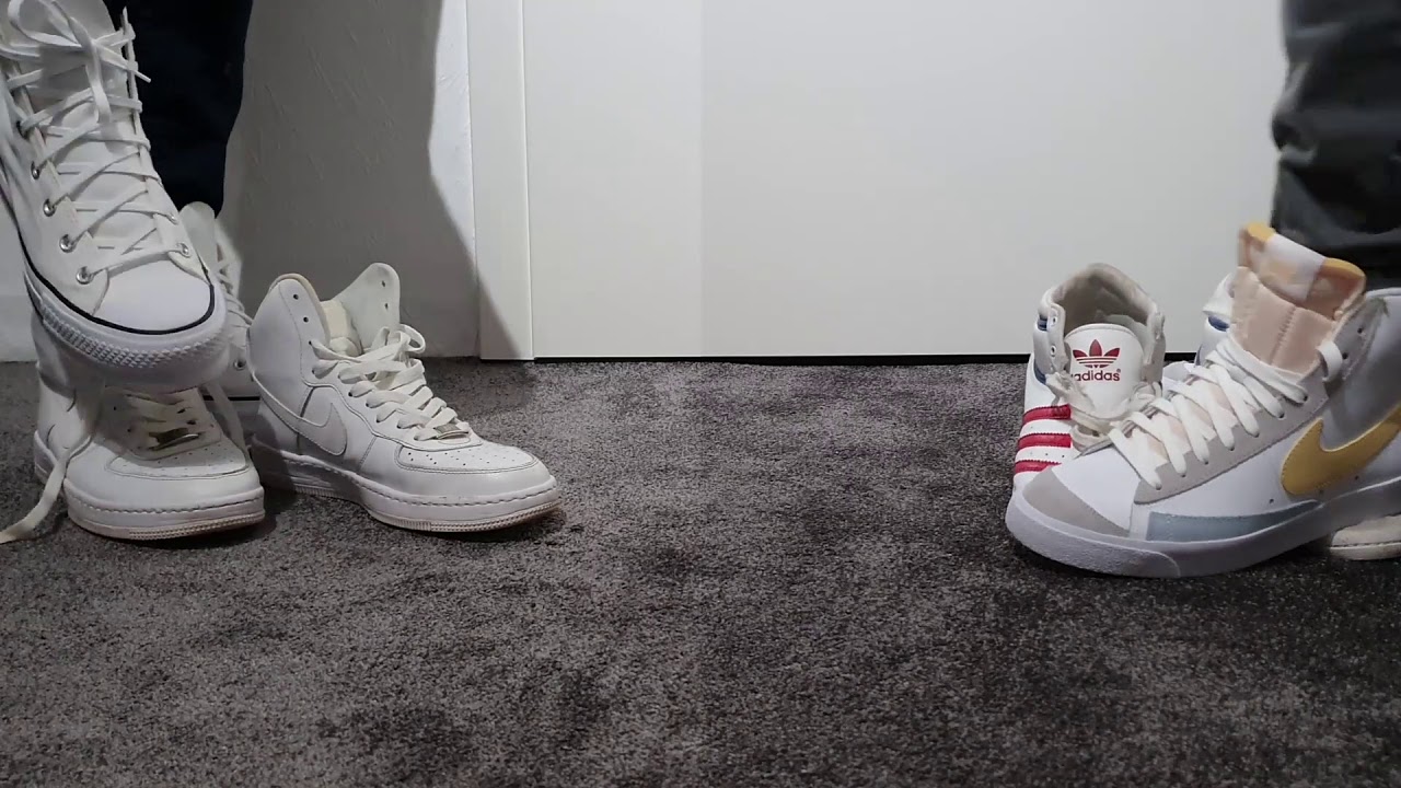 Sneaker and boots abuse Nike and Adidas Sneaker