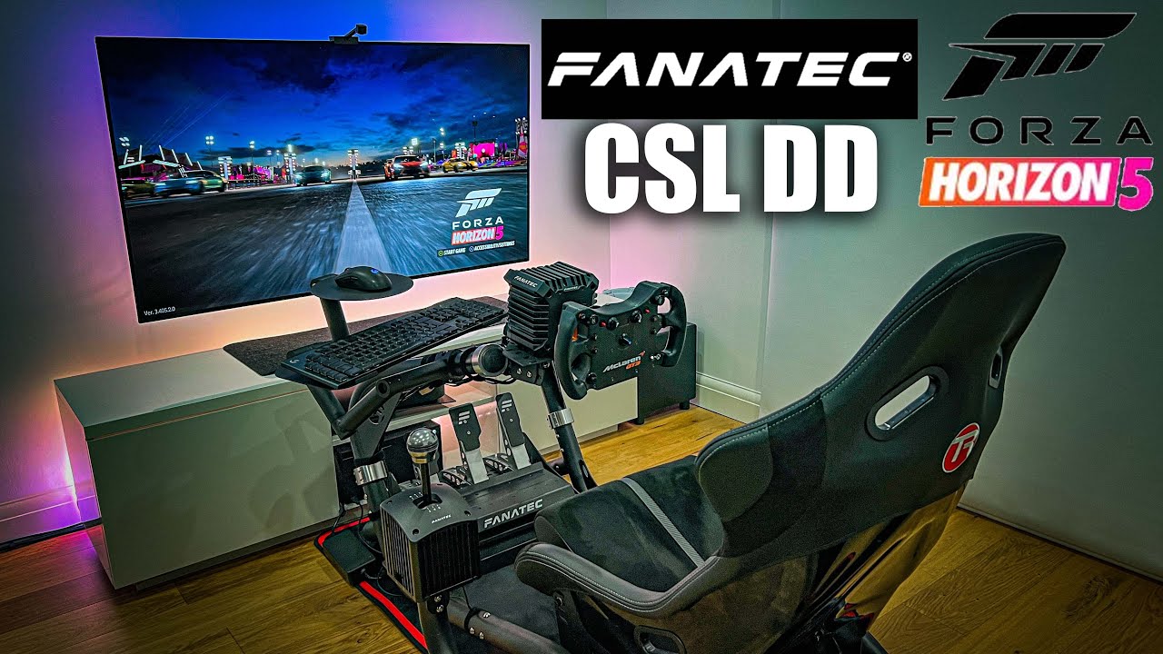 Forza Horizon 5 with the Fanatec CSL DD / CSL Pedals / ClubSport Shifter + BEST WHEEL SETTINGS