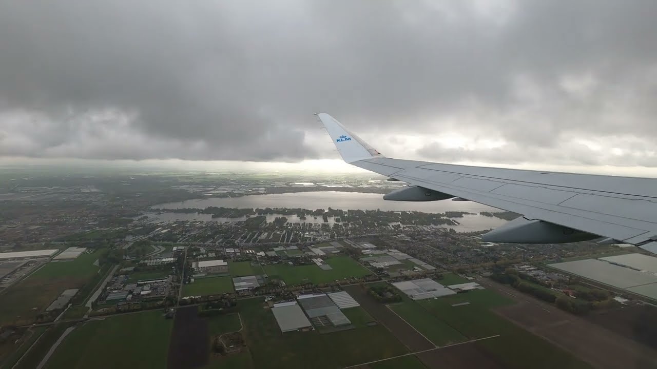 (4K) KLM Cityhopper Embraer E175 Rocket TAKEOFF / Amsterdam Schiphol Airport