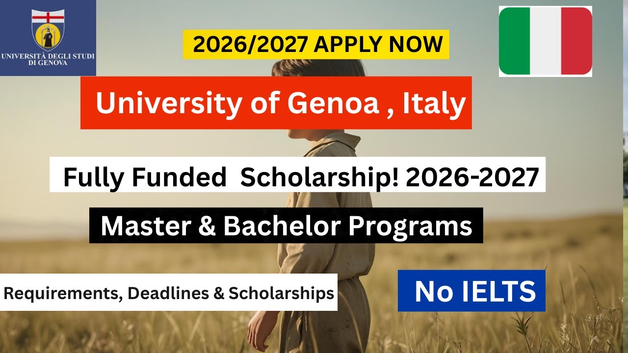 University of Genoa, Italy Admissions 2026/2027 || Apply Now || Requirements || No IELTS || BS, MS