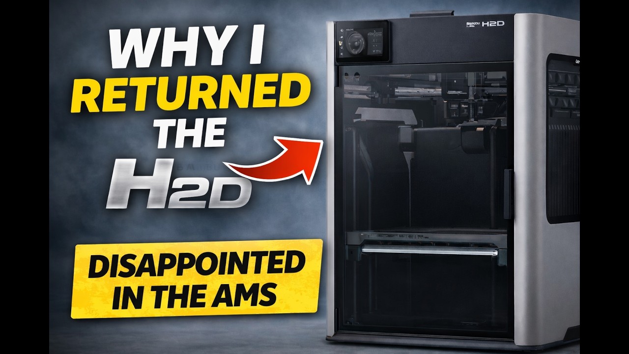 I Returned the Bambu Lab H2D After Real Use — Here’s What Happened