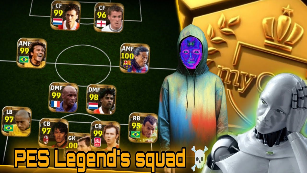 Back to PES Legend's squad ☠️ vs AI  | pes legends pack here 🚨 #pes #efootball 
