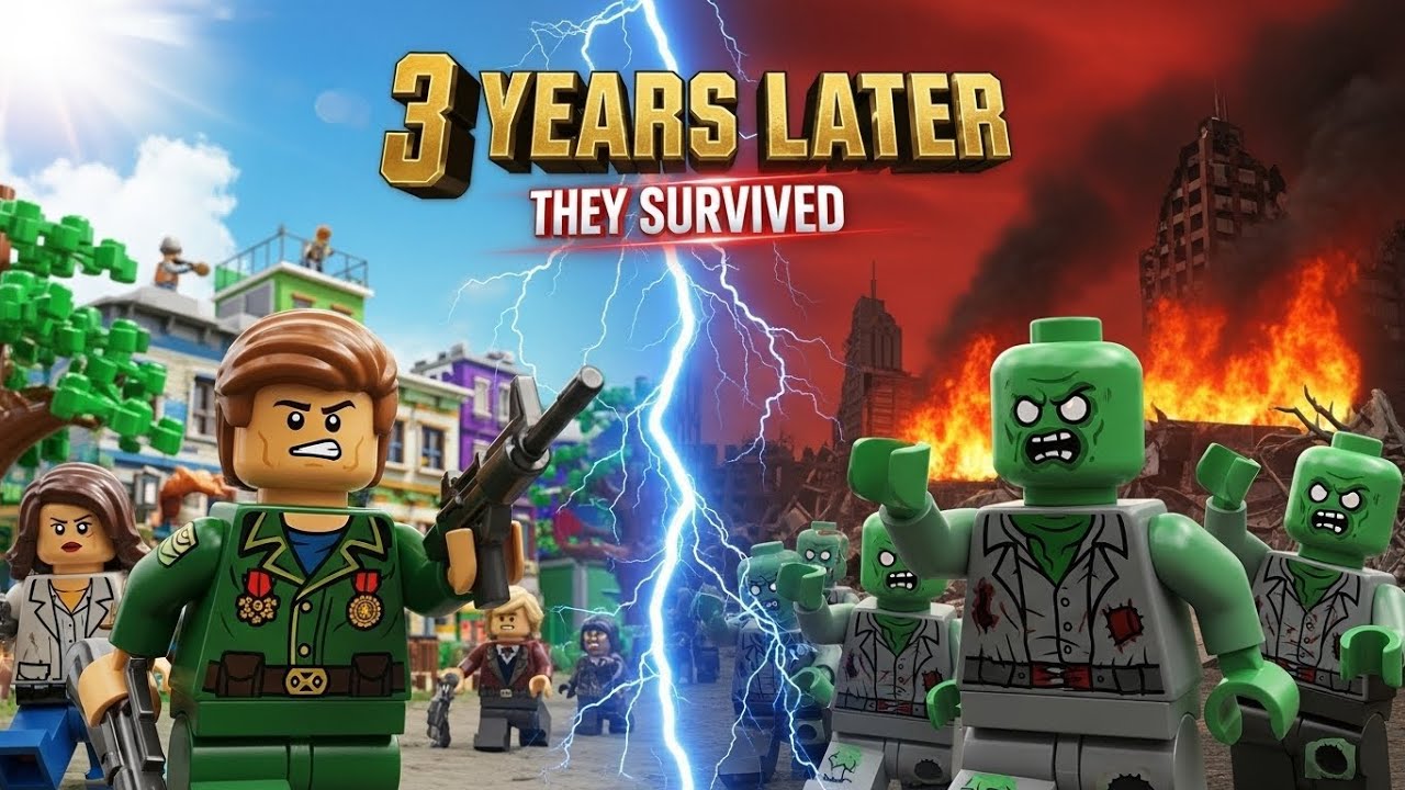 LEGO Zombie Apocalypse: 3 YEARS LATER - Humanity Rebuilds | Survival Animation