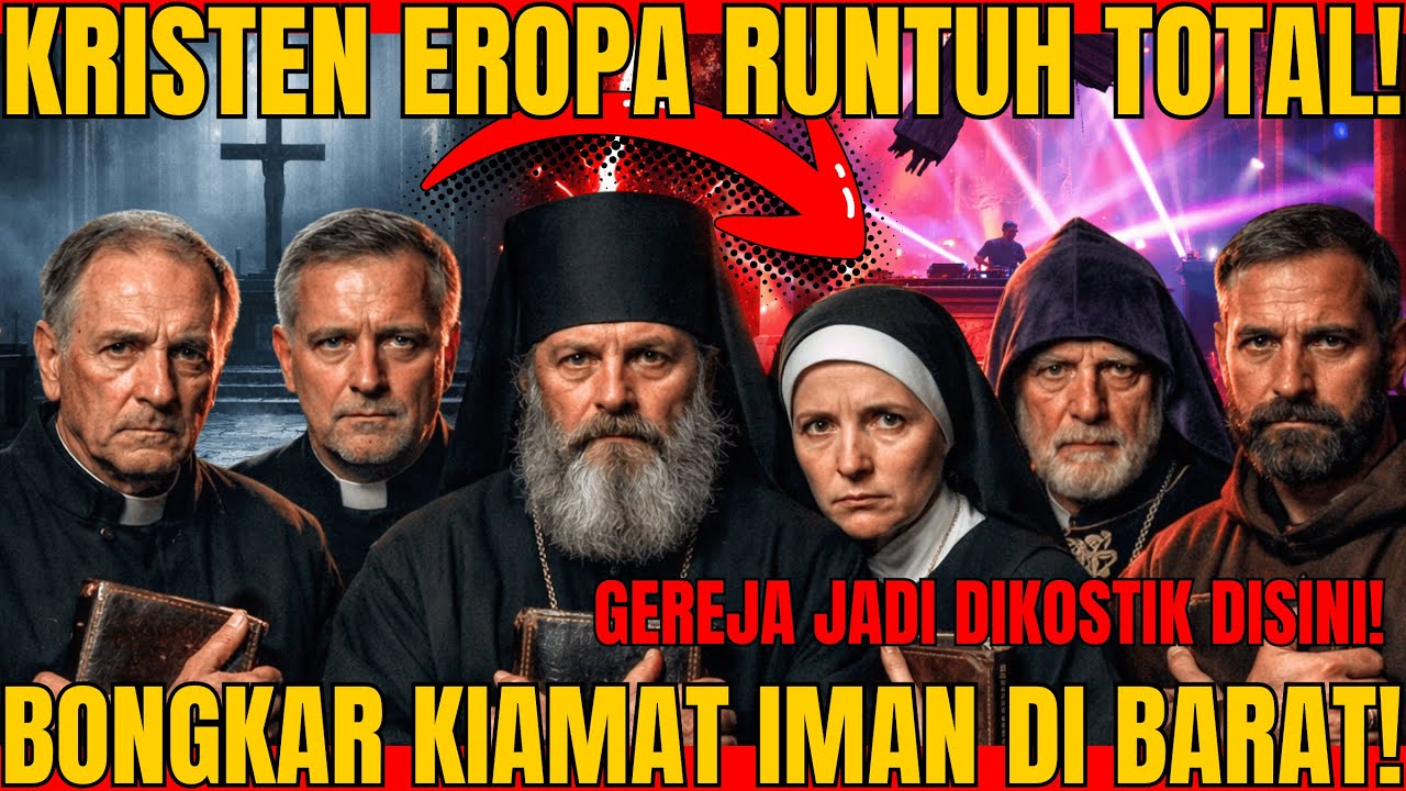 HANCURNYA KEKRISTENAN DI EROPA! GEREJA DIJUAL JADI BAR & DISKOTIK—BONGKAR KIAMAT IMAN DI BARAT