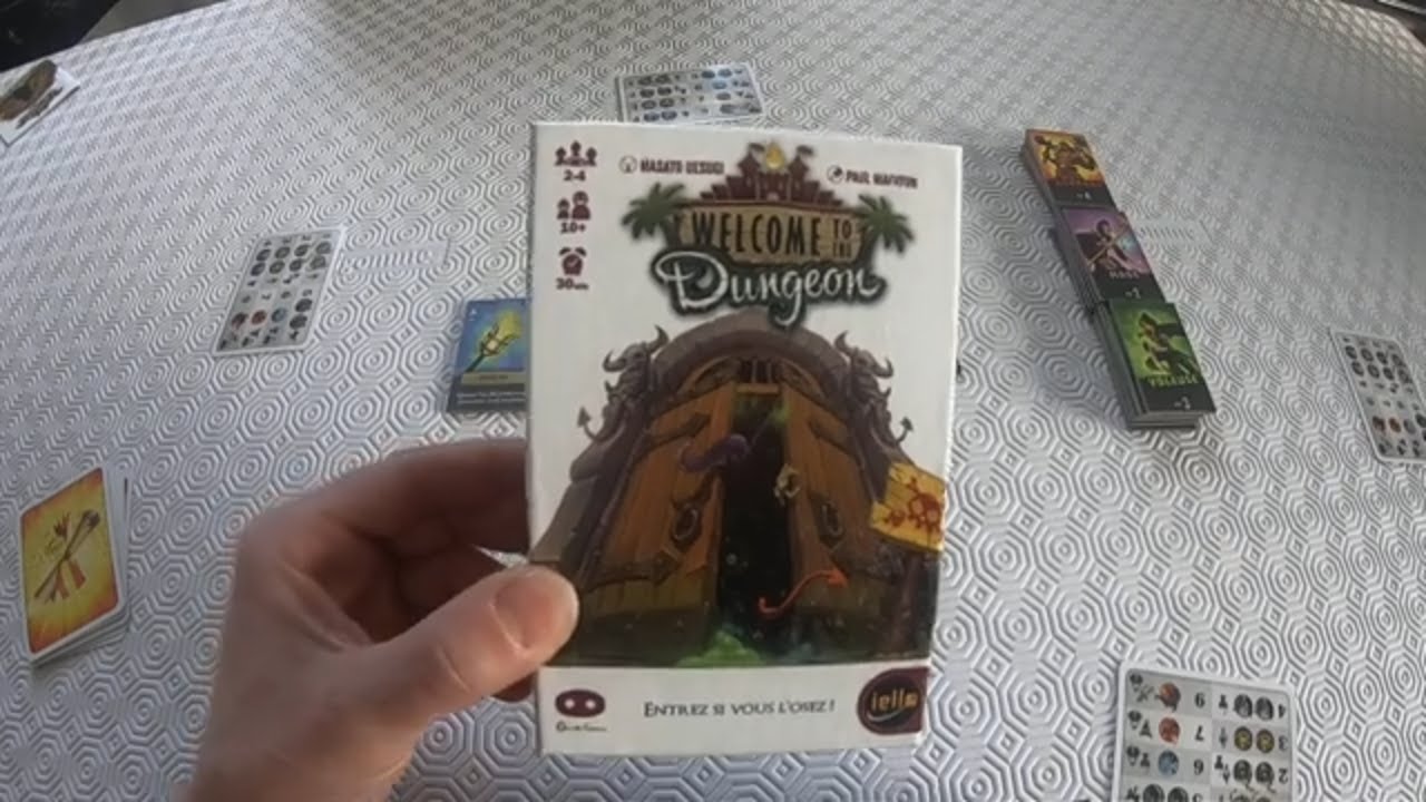 WELCOME TO THE DUNGEON - Comment jouer une partie avec règle du jeu.
