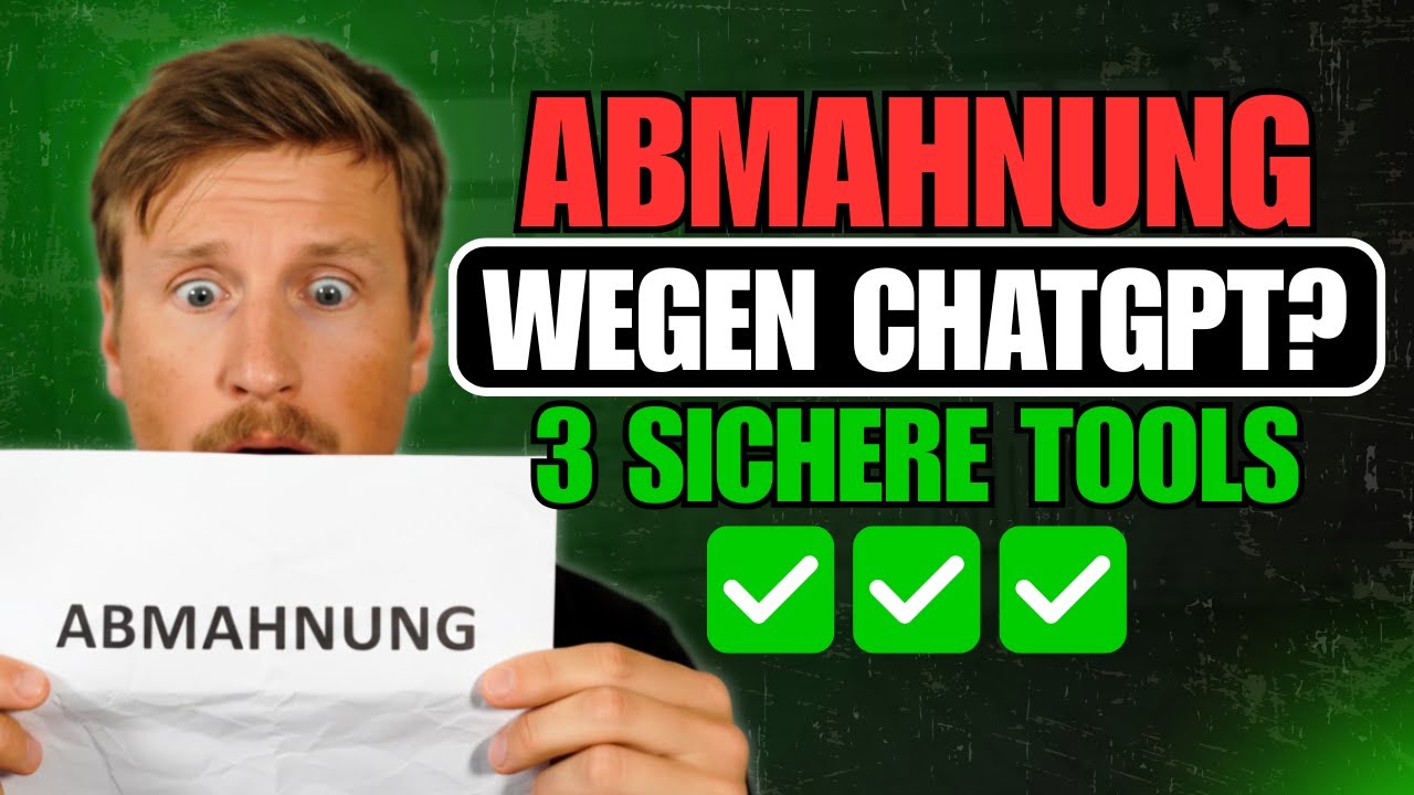 ABMAHNUNG wegen ChatGPT im Unterricht – Diese 3 Tools sind sicher (Lehrer-Guide)