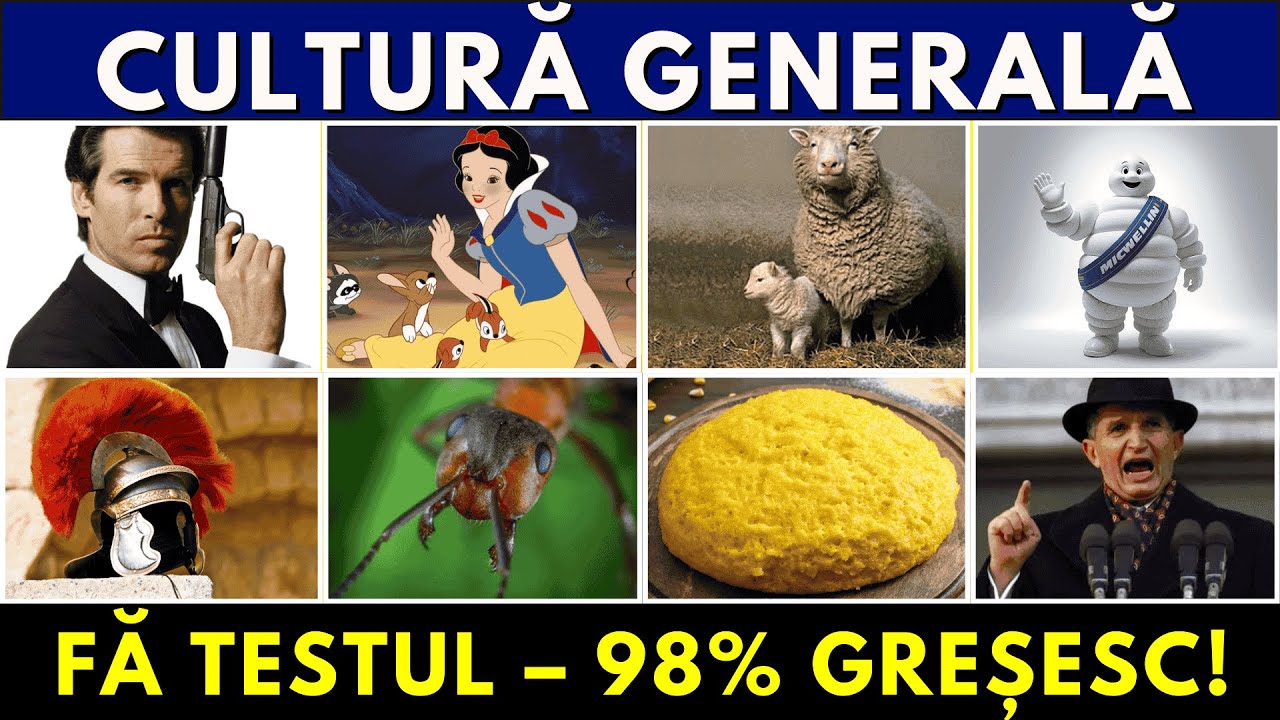 🎯 Doar 2% Răspund Corect! Testul Final de Cultură Generală 