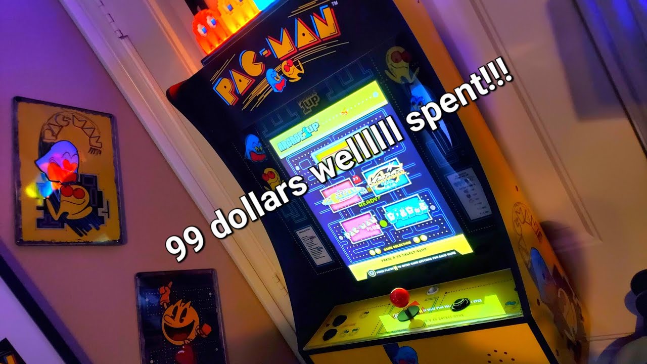 PACMAN 5 in 1 Arcade 1up Partycade Review!