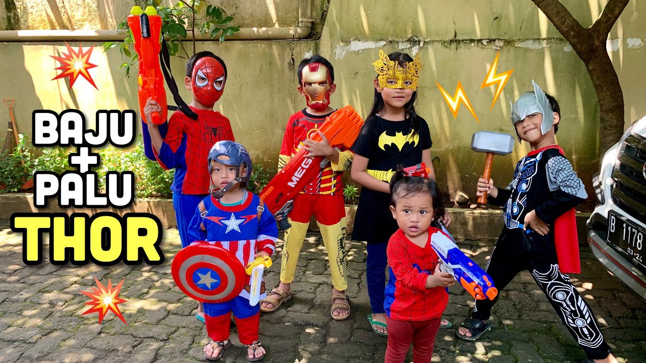 Drama Superhero Unboxing Baju dan Palu Thor