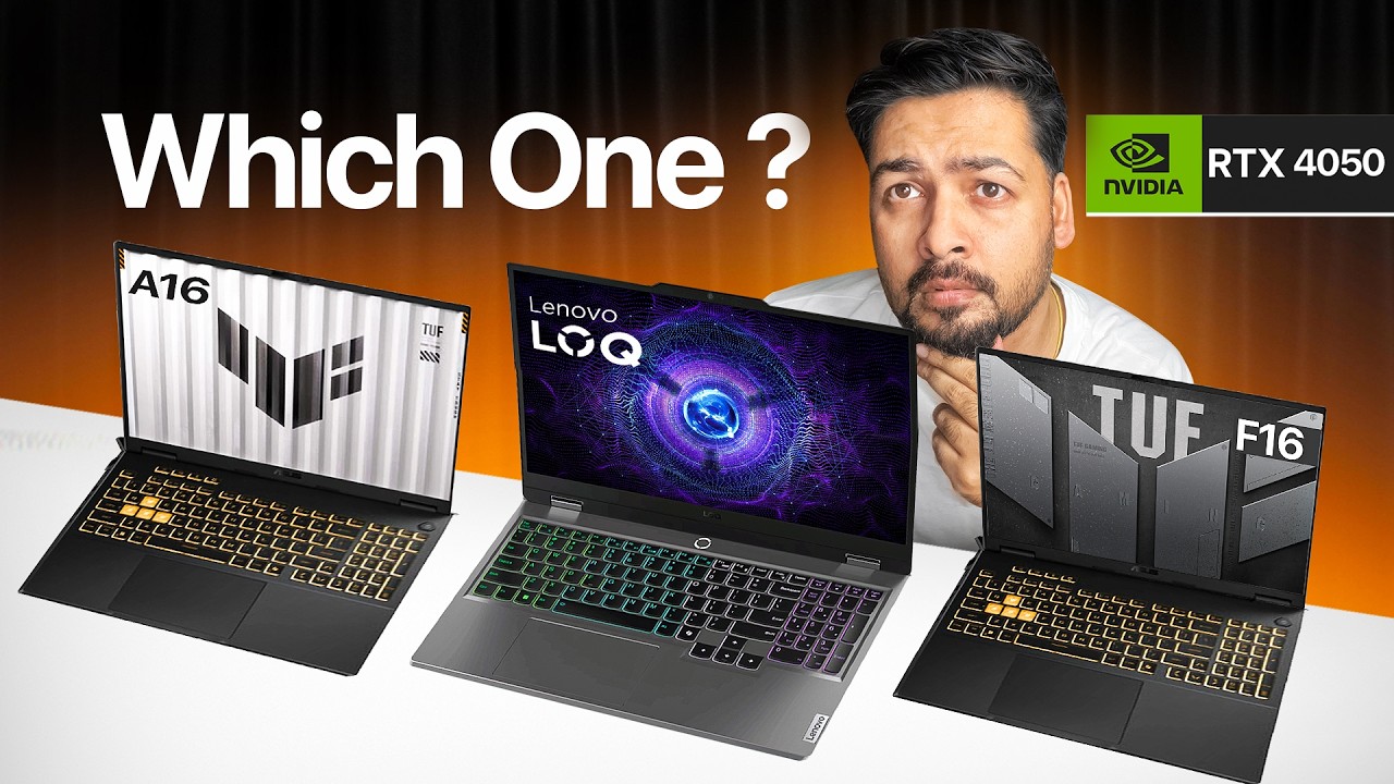 Don&rsquo;t Buy RTX 4050 Laptop Before Watching This ⚠️ TUF A16 vs F16 vs LOQ