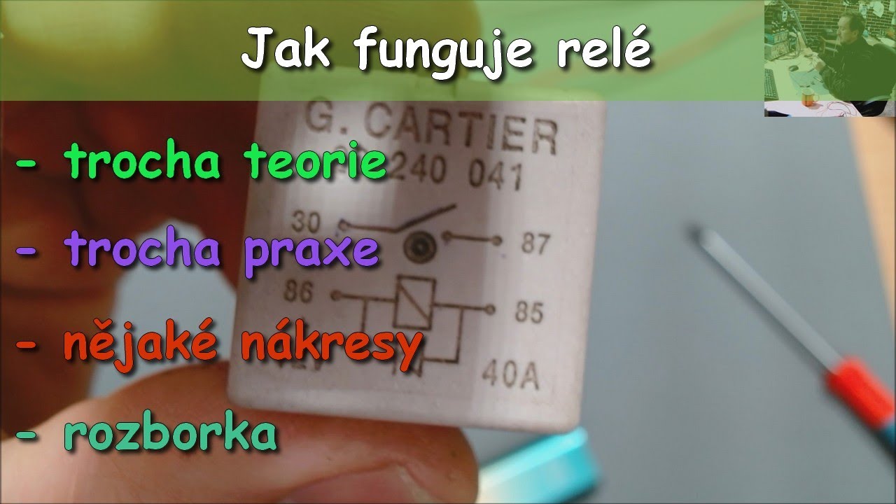 Relé - K čemu slouží, jak funguje, jak vypadá uvnitř
