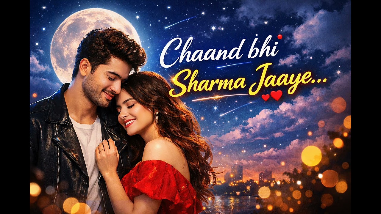 Chaand Bhi Sharma Jaaye 🌙❤️ | Romantic Love Song 2026 | Cute Couple Vibes