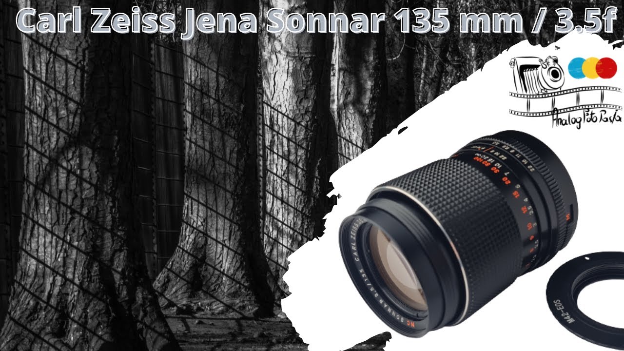 Zeiss Sonnar 135mm / 3.5f - obiektyw na gwint M42 z cyfrową lustrzankę Canon Eos.