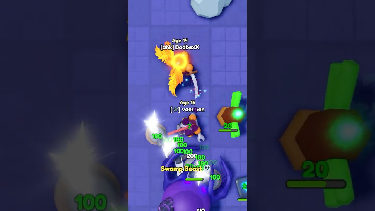 Ambushed by a Whole Tribe Fighting the Swamp Beast in Roblox Tribe Survival 🥊