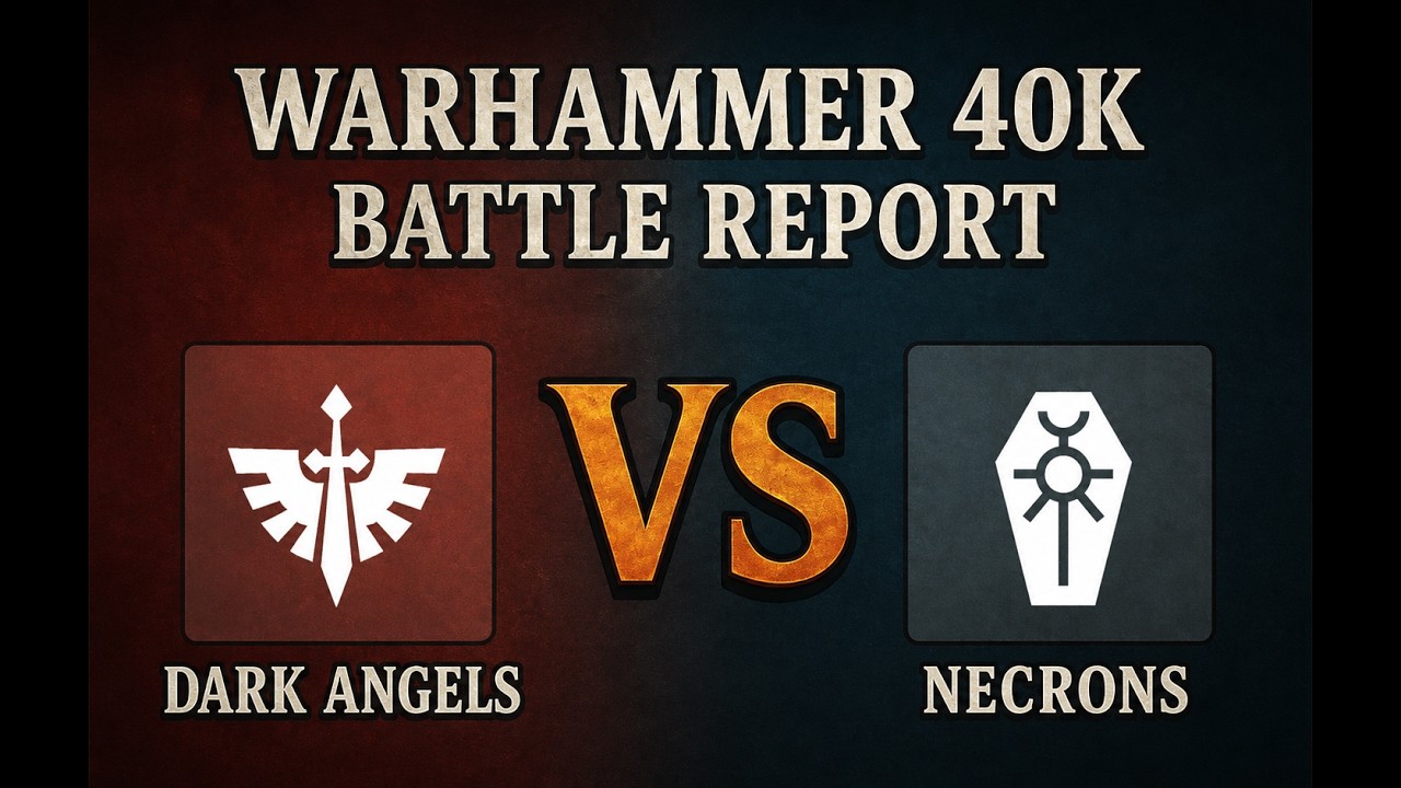11th Edition Warhammer 40k Battle Report | Dark Angels (Recon) vs Necrons (Purge)