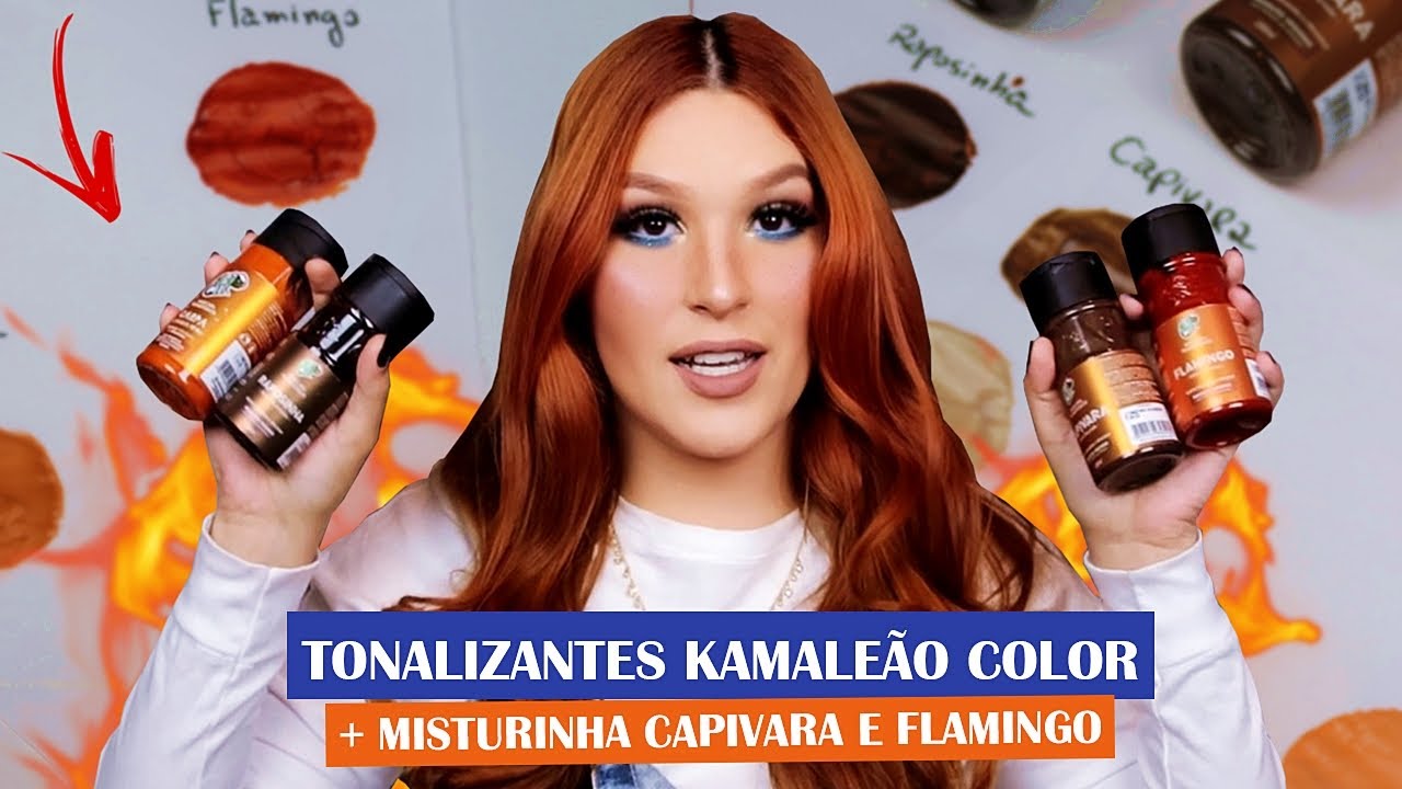 TONALIZANTES KAMALEÃO + MISTURINHA CAPIVARA E FLAMINGO!