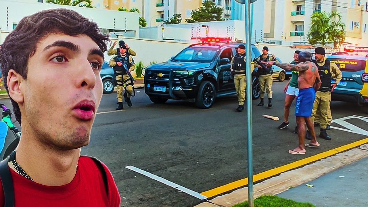 Deu Polícia No Evento de Grau de Bike