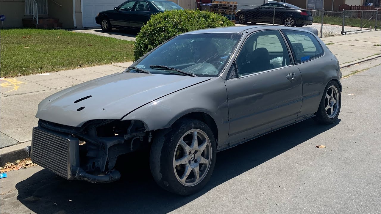 Turbo Civic gets $400 budget Paint Job!!