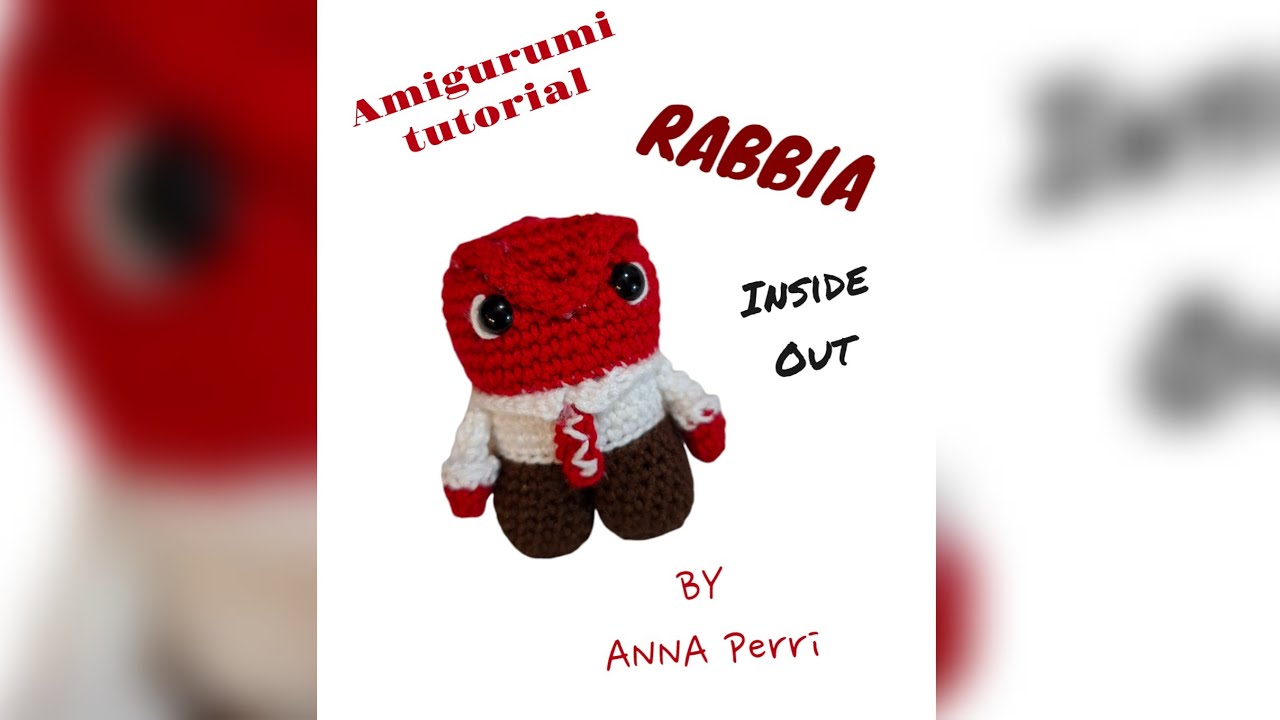 Rabbia Portachiavi ( Keychain Anger - Llavero Rabia Inside Out ) ITA by Anna Perri