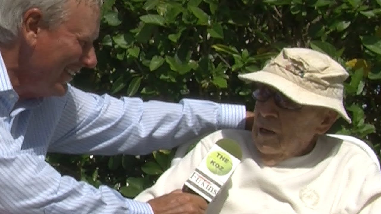 Oldest Living PGA Professional Gus Andreone 106 years old with The Koz