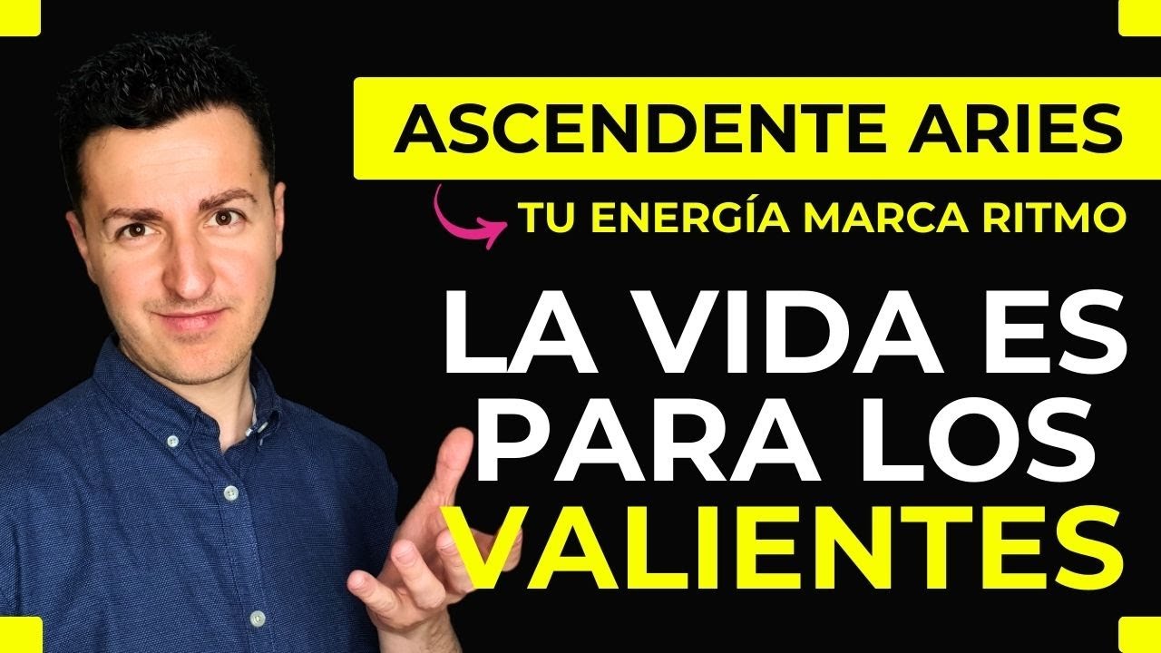 ♈ ASCENDENTE ARIES: Deja de Disculparte por tu Intensidad
