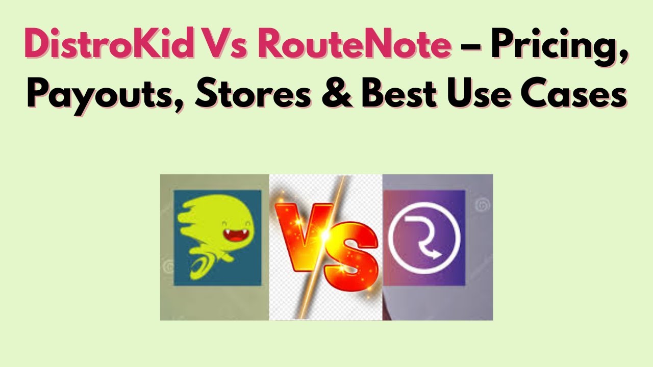 DistroKid против RouteNote (2026) – цены, выплаты, магазины и лучшие варианты использования.