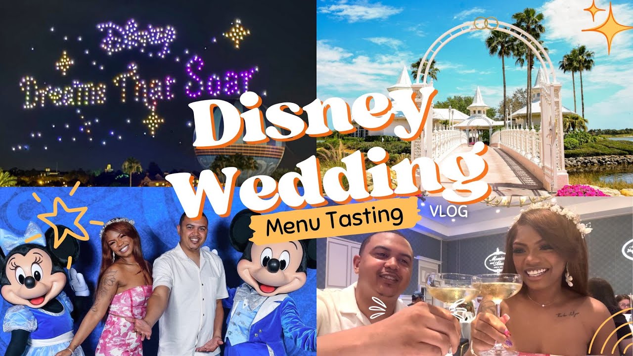 DISNEY WEDDING MENU AND CAKE TASTING | DISNEY SPRINGS | UNIVERSAL CITY WALK