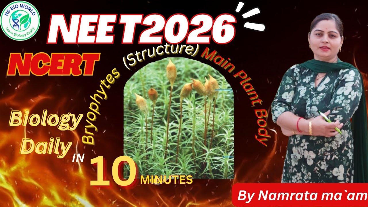 Bryophytes || Main plant body || Gametophytes || Rhizoids, Scals & Thallus structure | 