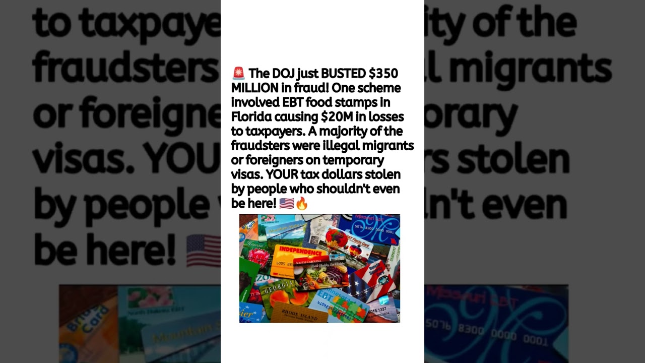 DOJ Fraud Bust Renews Debate Over Benefit Program Abuse 🇺🇸