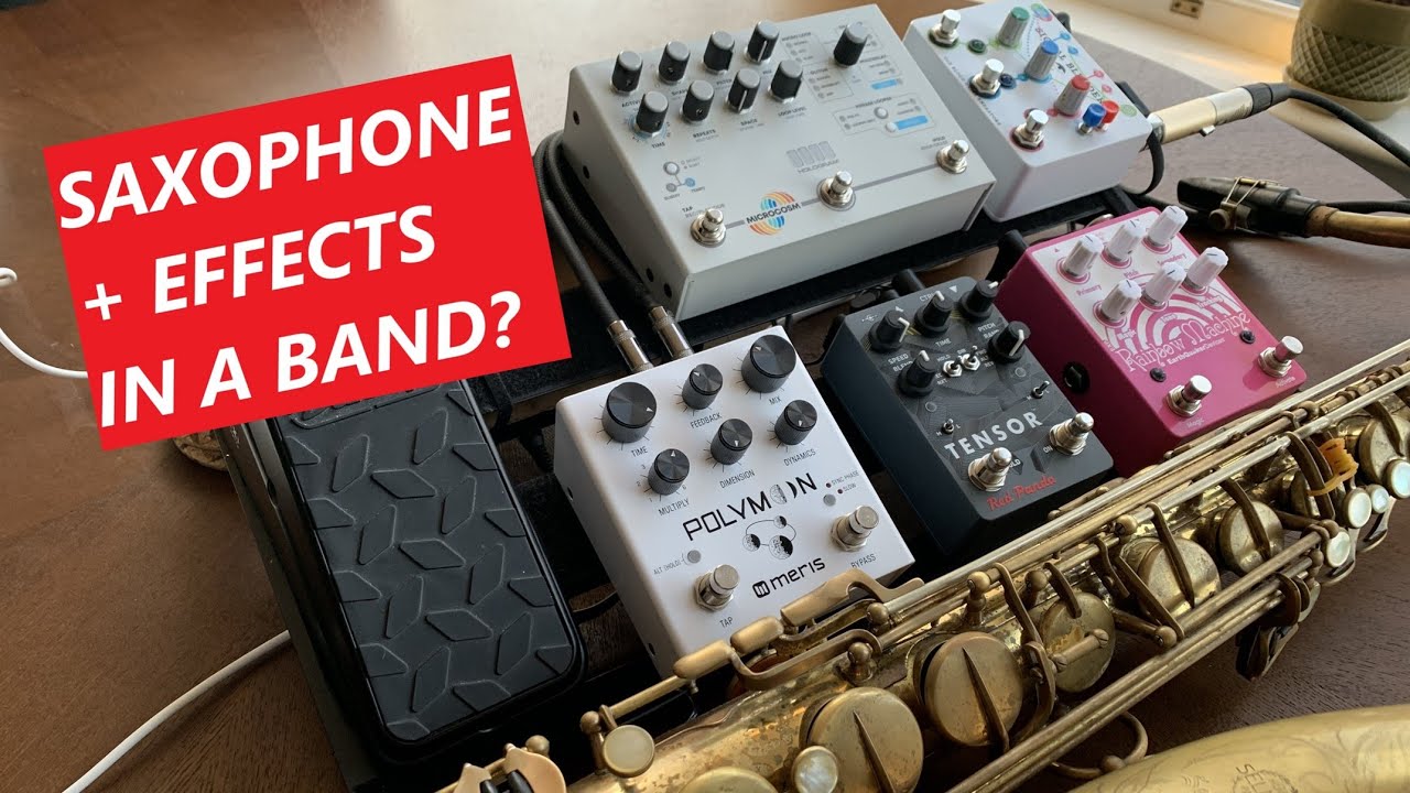 How I Use Effects w/ Saxophone in an Acoustic Live Band Context