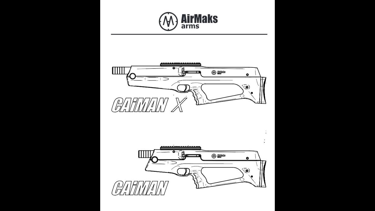Airmaks arms Caiman تقرير عن بندقية كايمن من شركة ايرماكس