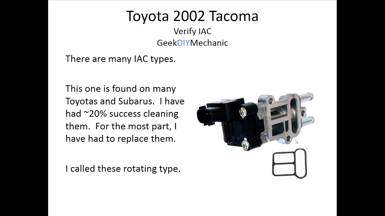 Hard Cold Starting - Toyota 2002 Tacoma