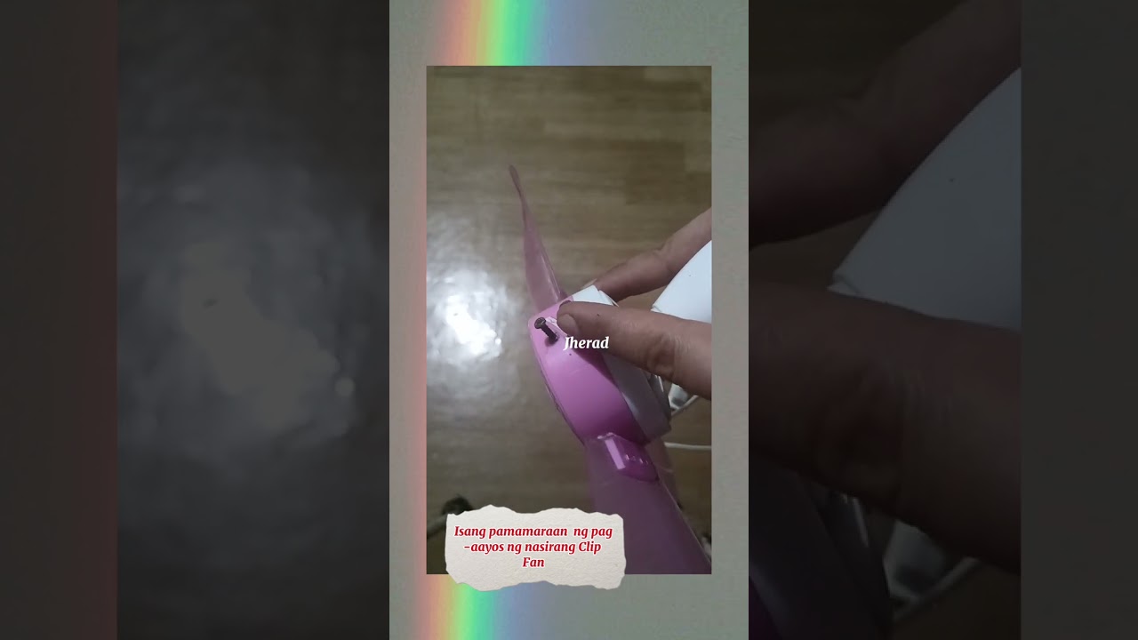 How to fix broken Clip Fan 🧷🪛🛠️