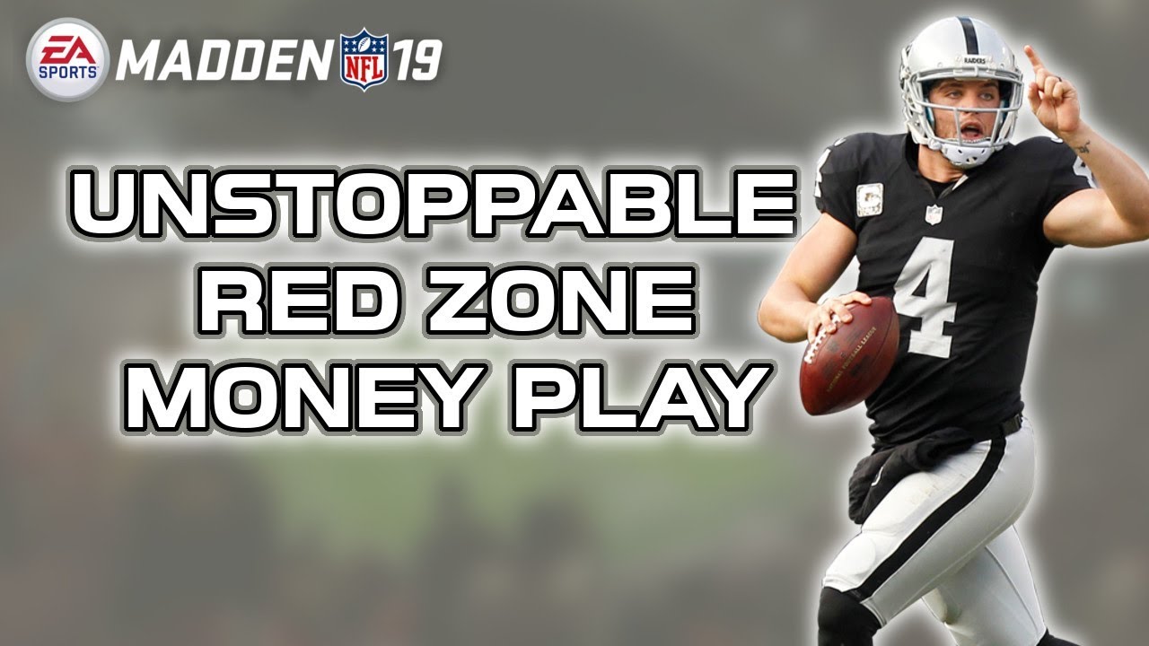 REDZONE MONEY PLAY - Any Tight Formation - Madden 19 tips