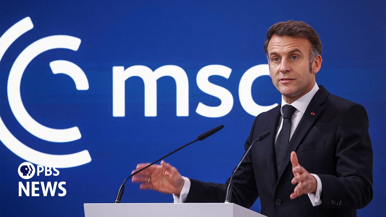 WATCH: France’s Macron says 'Europe has to learn’ to be a geopolitical power in Munich