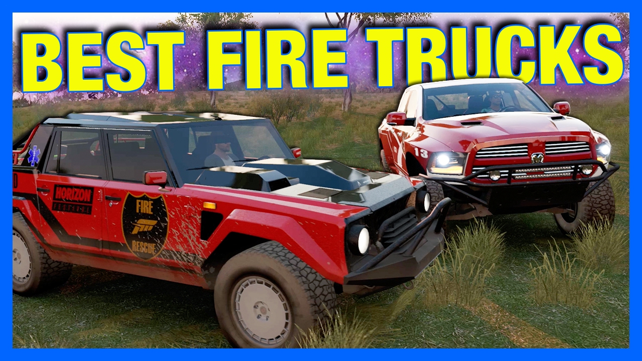 Forza Horizon 3 Online : Best Fire Truck Challenge!!
