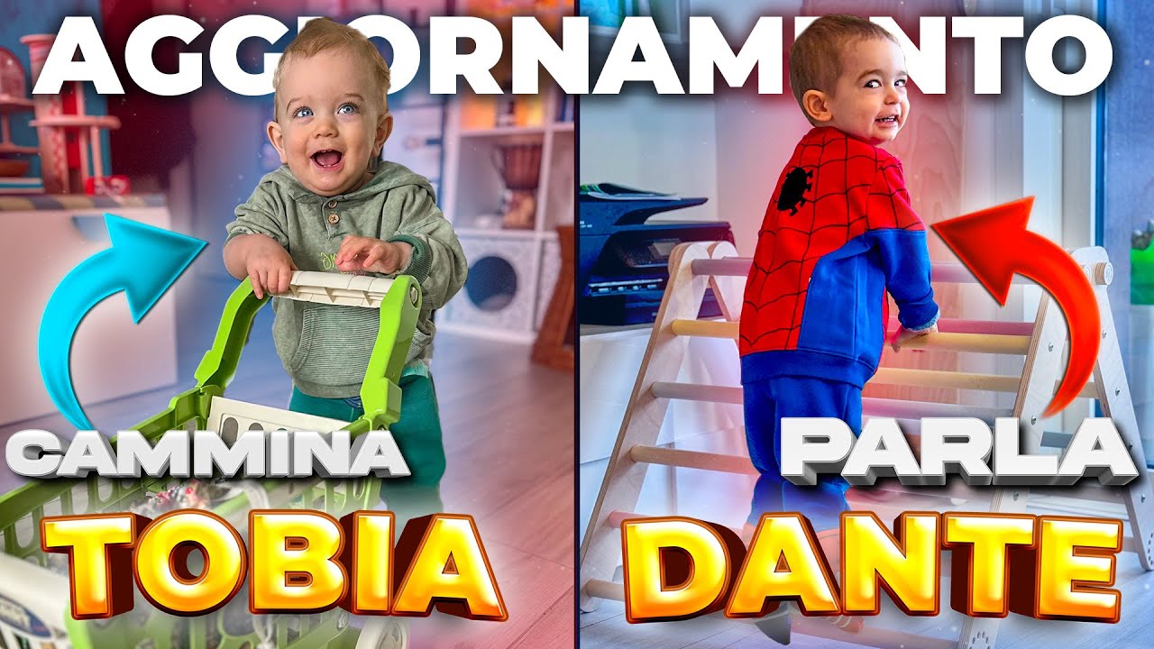 Quanto sono CRESCIUTI Dante e Tobia? Parlano e camminano! 🥲🥲❤️