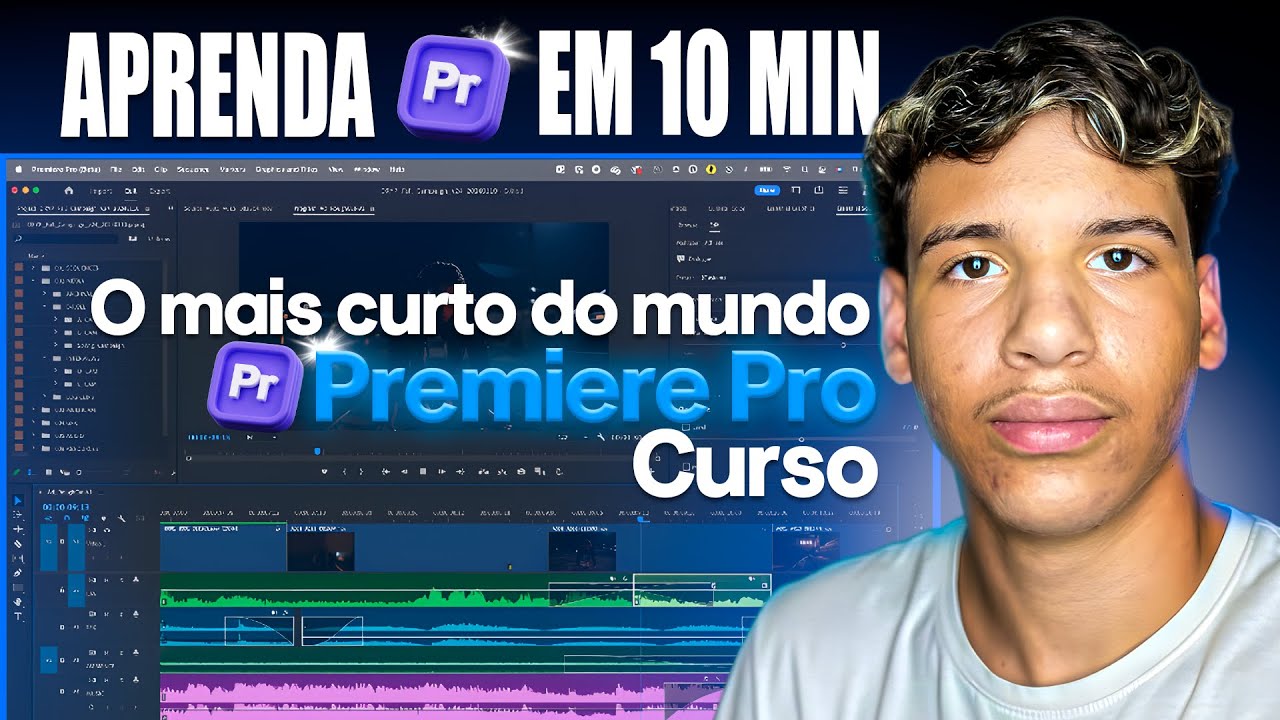 Aprenda a editar vídeos em 10 minutos | Tutorial do Premiere Pro