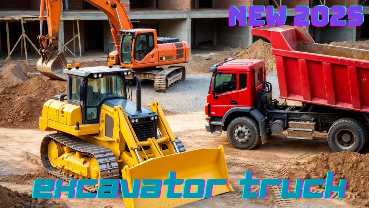 4k rc excavator construction 🚧 toy excavator truck