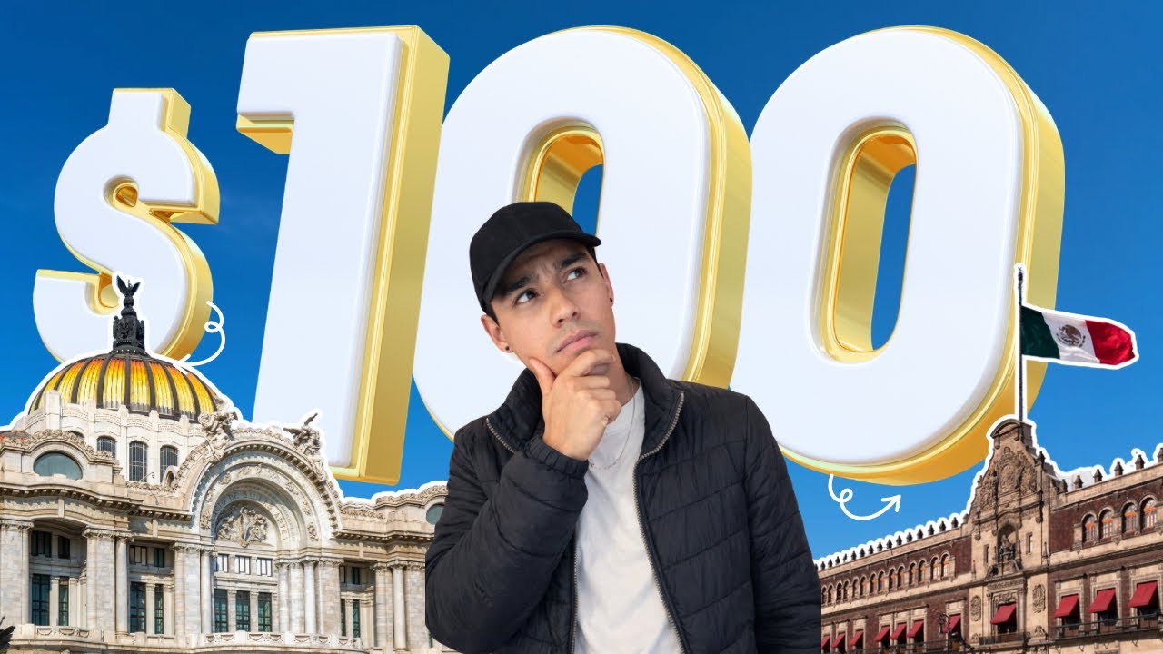 SOBREVIVÍENDO TODO un DÍA con $100 en QUERETARO 🇲🇽💸