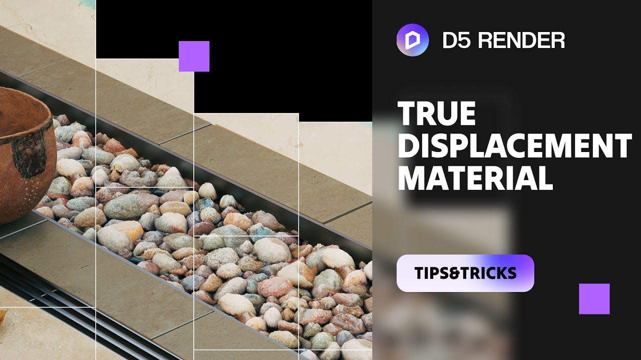 Real-time true displacement with tips to fix messy UV and model topology in one click!