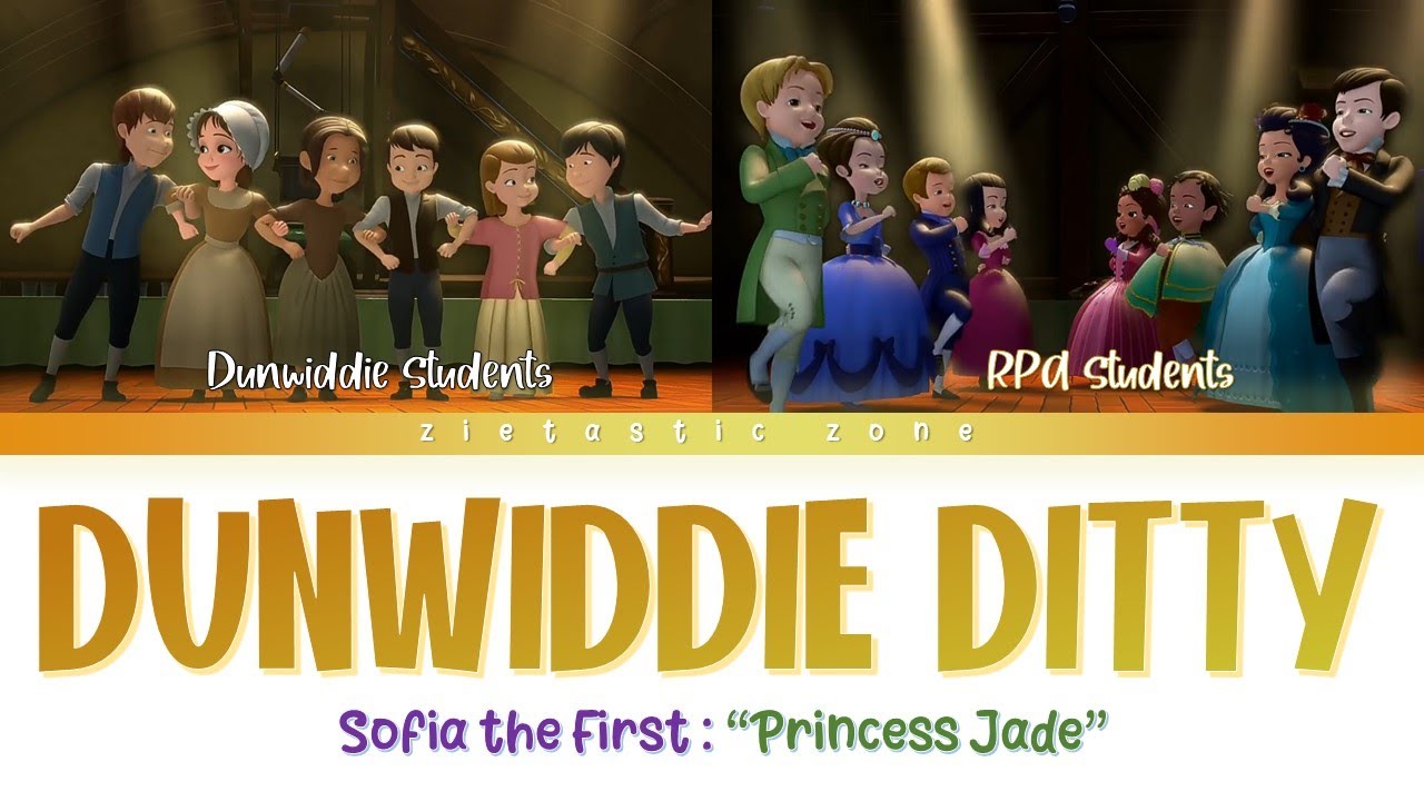 The Dunwiddie Ditty - Color Coded Lyrics | Sofia the First 