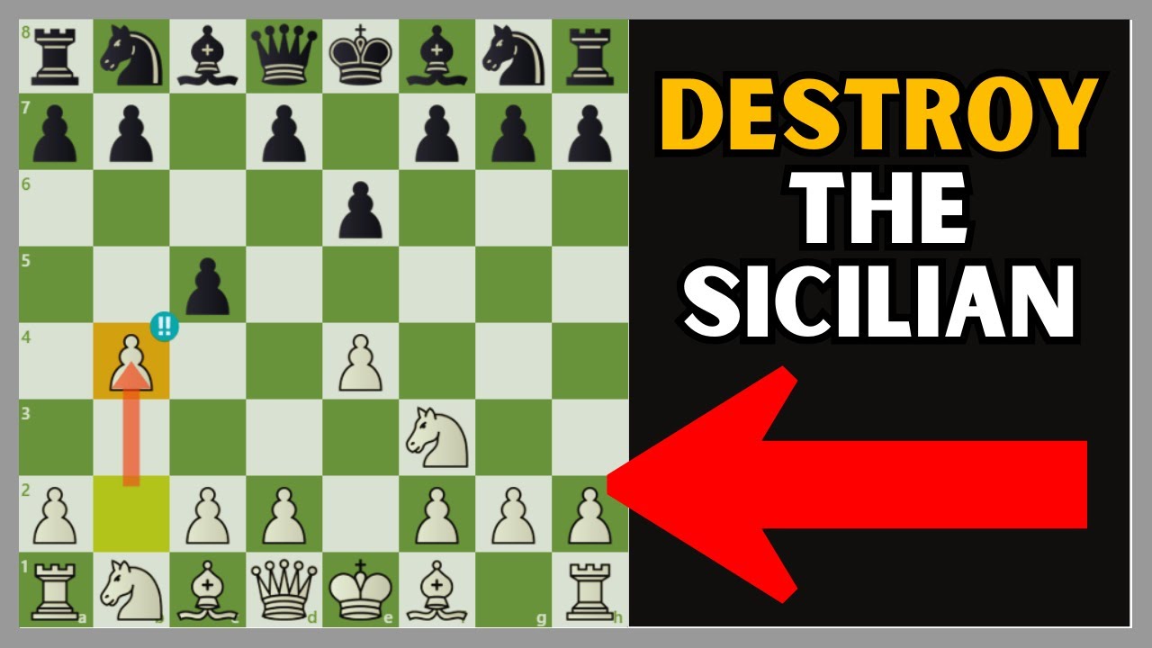 A Wild Line You Need To Learn - Sicilian Defense Counter (Tricky Gambit)