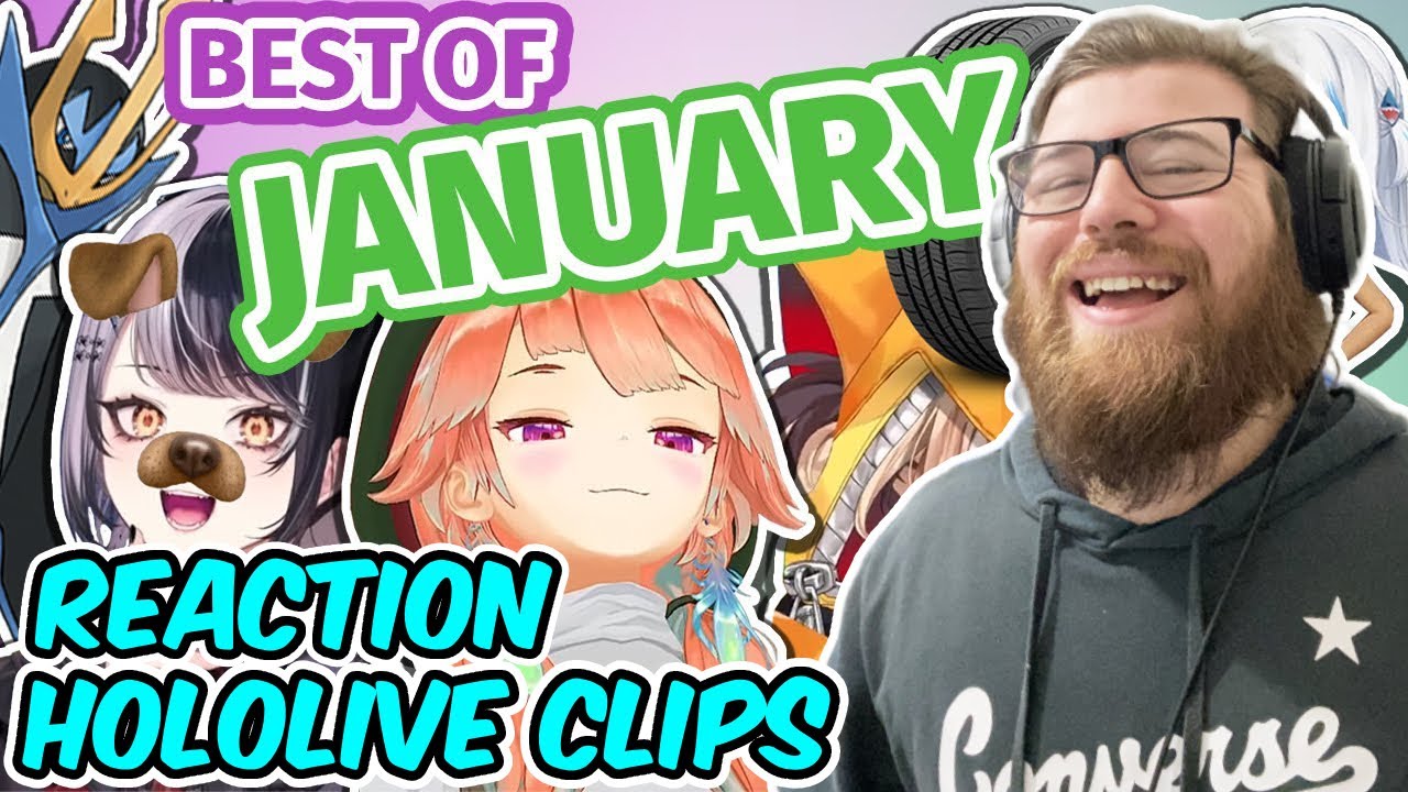 REACTING to Best Of Holo EN - January | Hololive Clips | Laverick Reacts