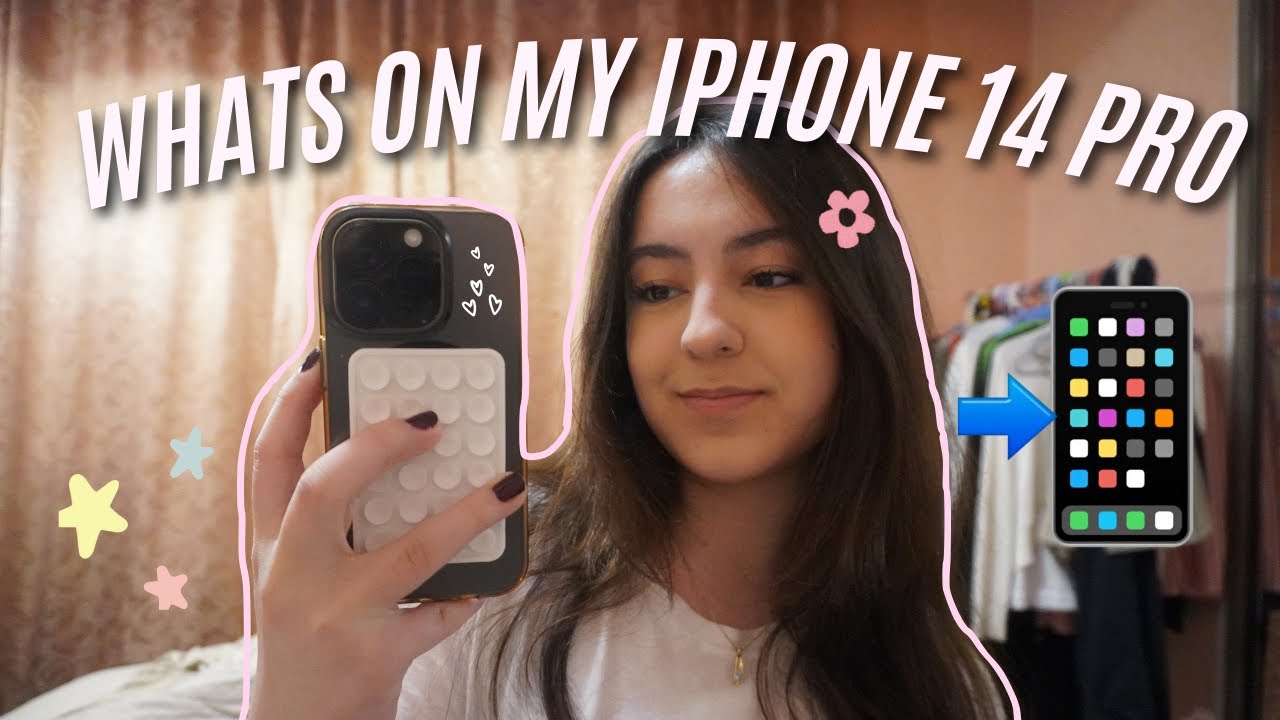 WHATS ON MY IPHONE 14 PRO 🌸📱 spring 2025