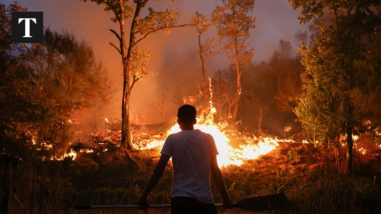 LIVE: Wildfires Rage In Ourense Province Of Spain’s Galicia