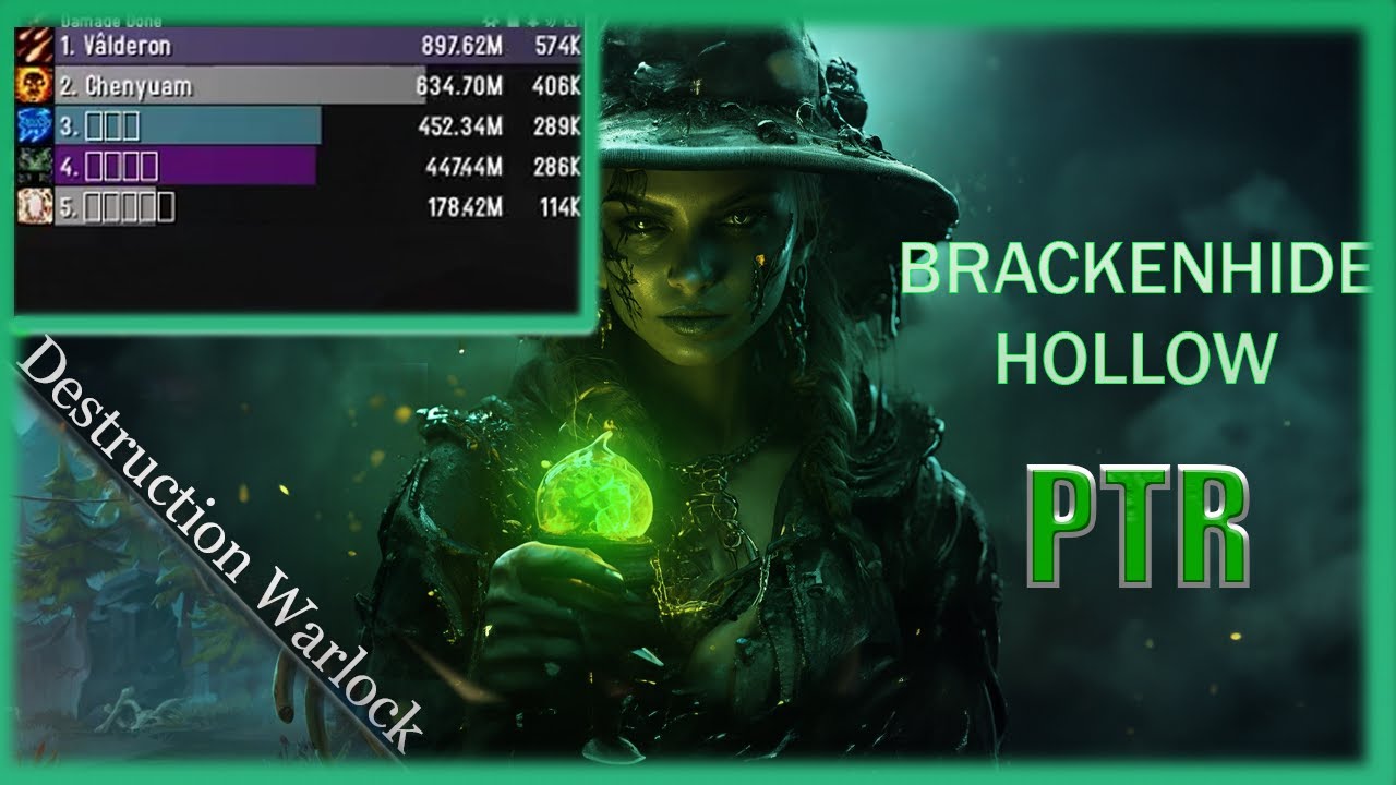 Destruction Warlock | Brackenhide Hollow | Season 4 PTR