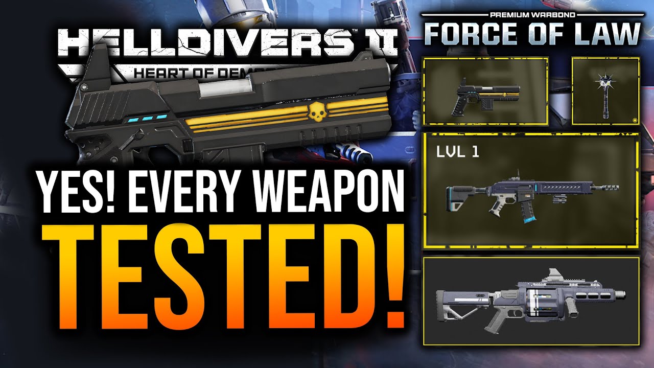 Helldivers 2 - I Tested Force of Law Warbond!